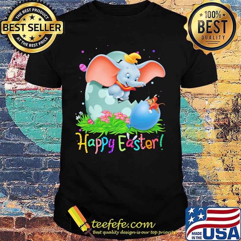 Disney dumbo elephant happy easter flower shirt Disney dumbo elephant happy easter flower shirt
