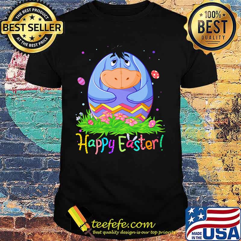 Disney eeyore donkey happy easter flower shirt