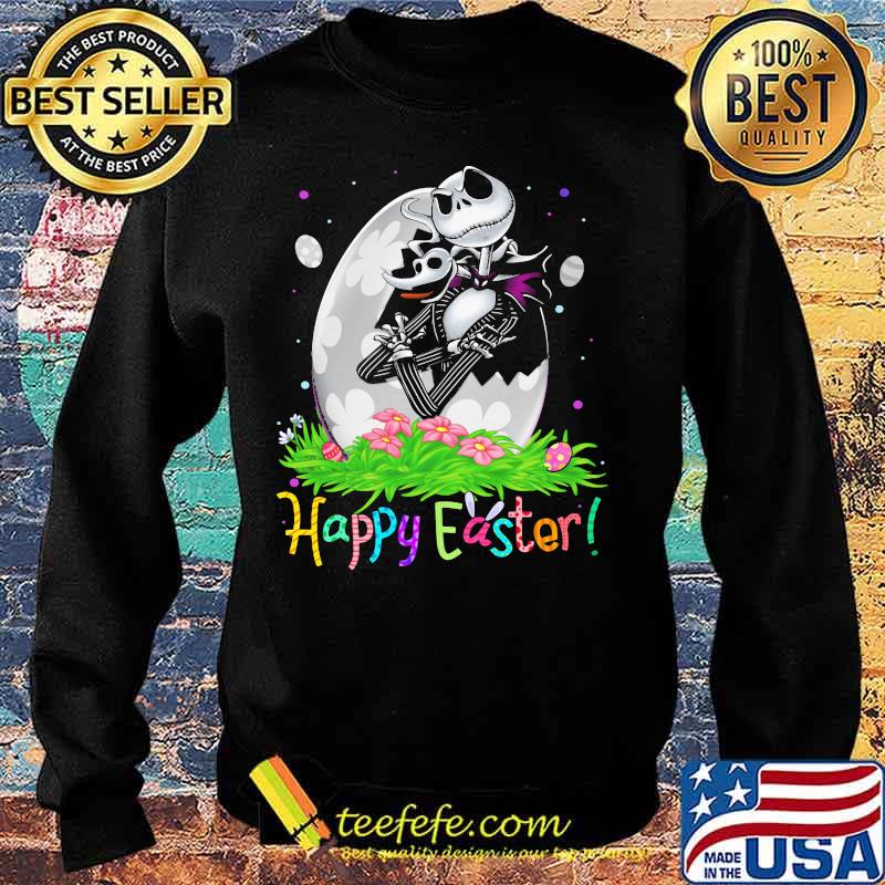 Disney jack skellington happy easter flower s Sweater Disney jack skellington happy easter flower s Sweater