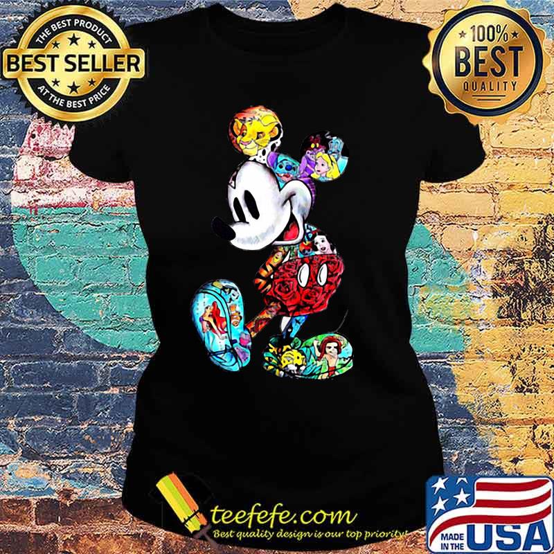 Disney mickey mouse art s Ladies tee Disney mickey mouse art s Ladies tee