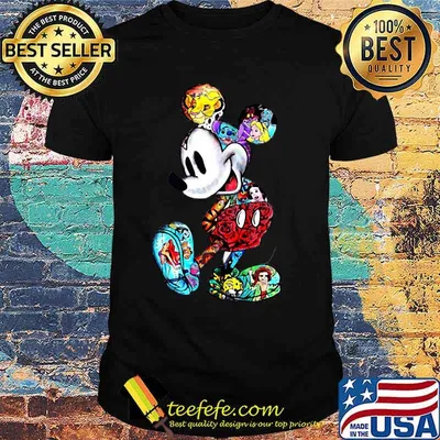 Disney mickey mouse art shirt