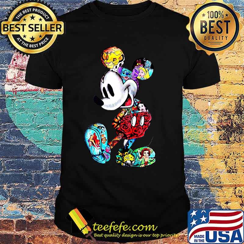 Disney mickey mouse art shirt Disney mickey mouse art shirt