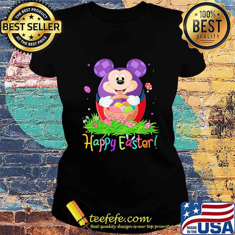 Disney mickey mouse happy easter flower s Ladies tee Disney mickey mouse happy easter flower s Ladies tee