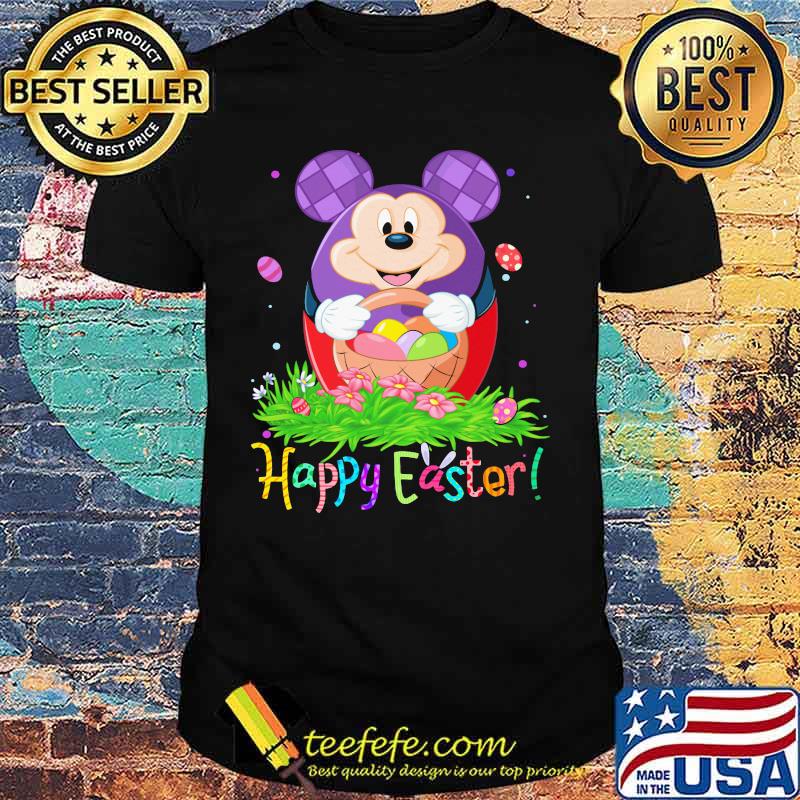 Disney mickey mouse happy easter flower shirt Disney mickey mouse happy easter flower shirt