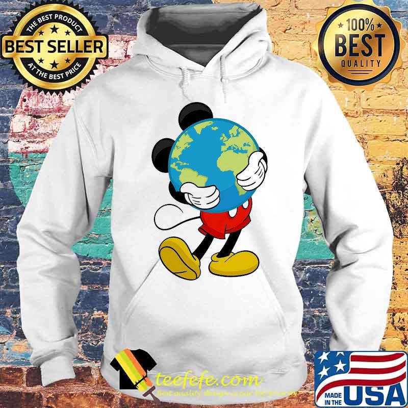 Disney mickey mouse hug earth s Hoodie Disney mickey mouse hug earth s Hoodie
