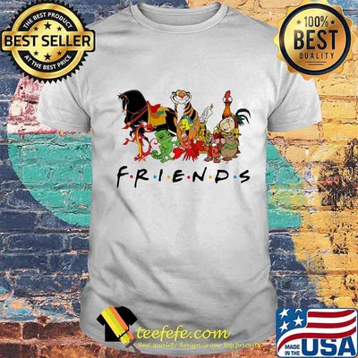 Disney mulan cartoon characters friends shirt