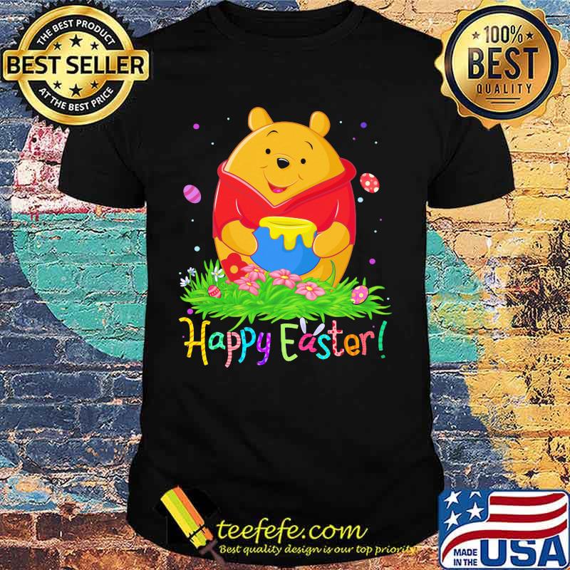 Disney pooh happy easter flower shirt