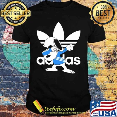 Disney snoopy adidas logo shirt