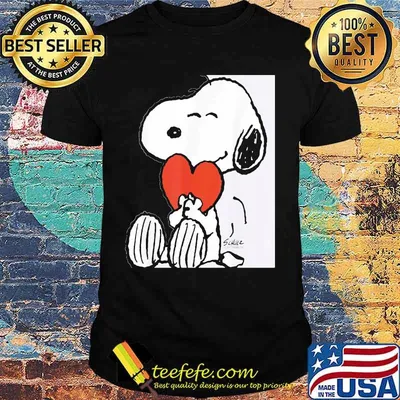 Disney snoopy hug heart schulz shirt