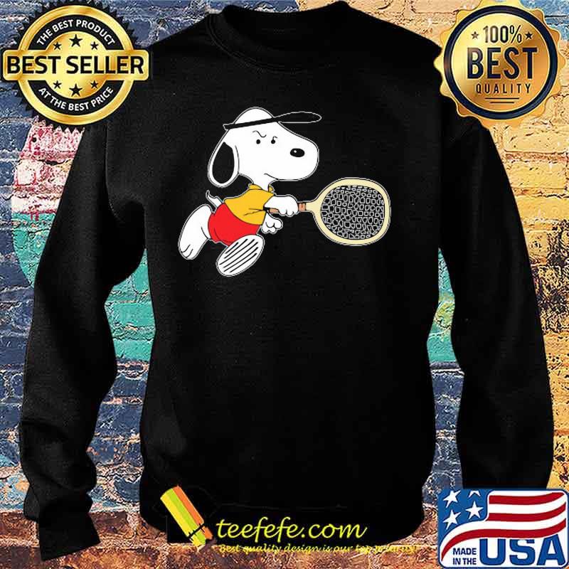 Disney snoopy playing badminton s Sweater Disney snoopy playing badminton s Sweater