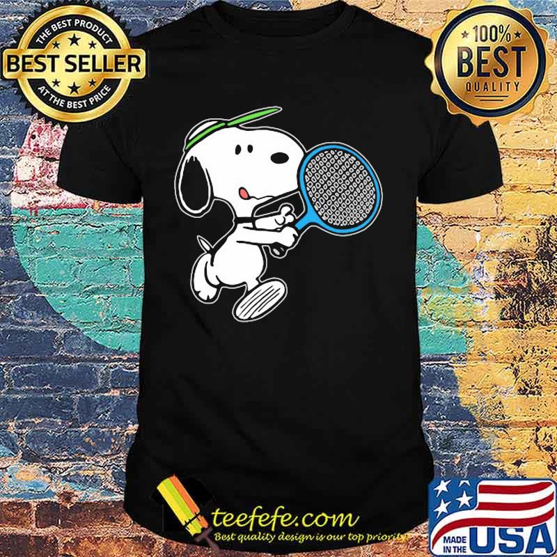 Disney snoopy playing badminton shirt Disney snoopy playing badminton shirt