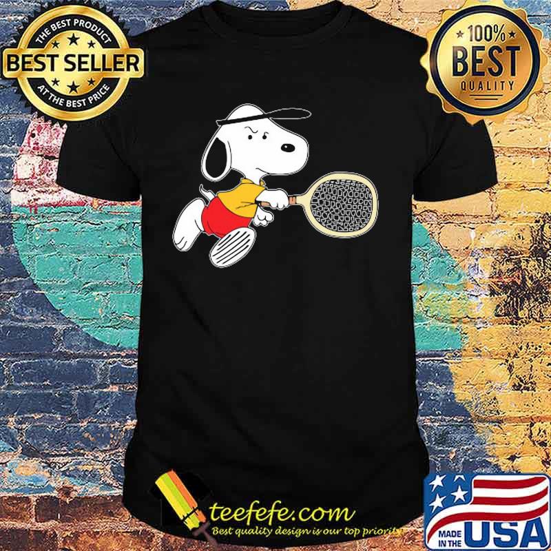 Disney snoopy playing badminton shirt Disney snoopy playing badminton shirt