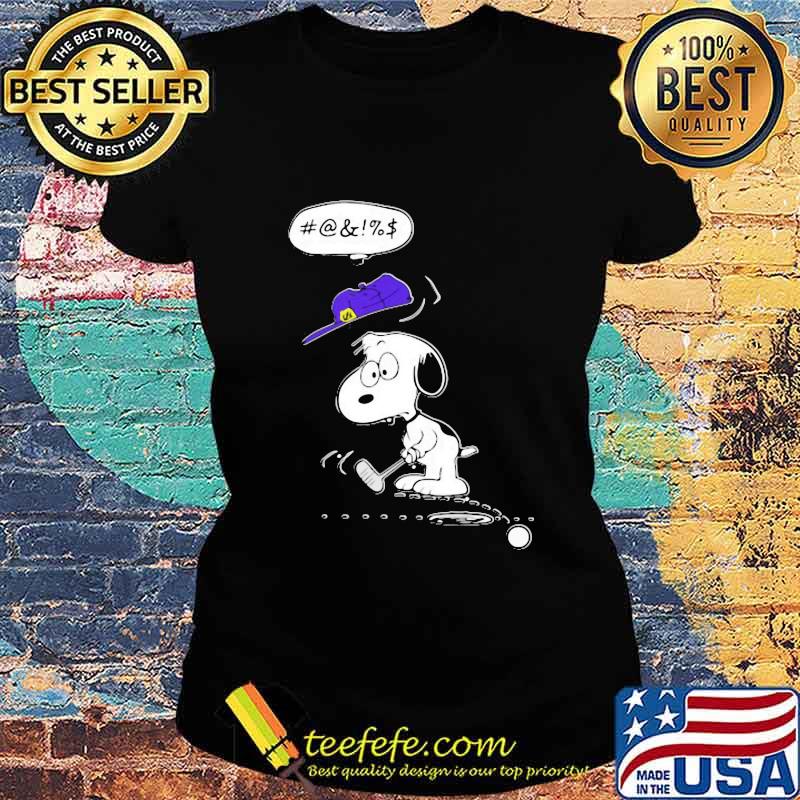 Disney snoopy playing golf s Ladies tee Disney snoopy playing golf s Ladies tee