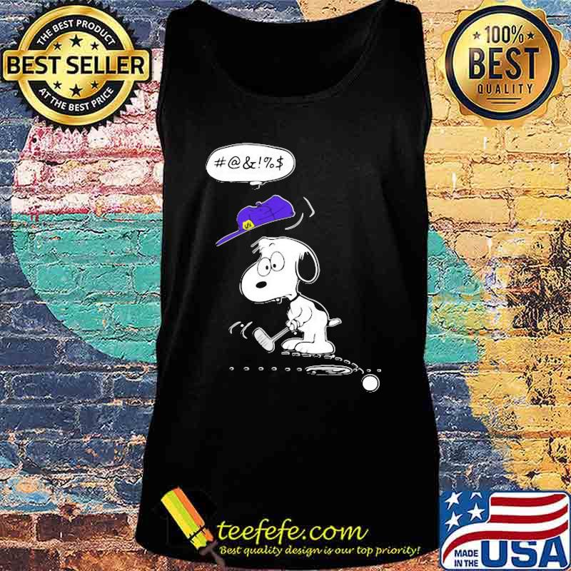 Disney snoopy playing golf s Tank top Disney snoopy playing golf s Tank top
