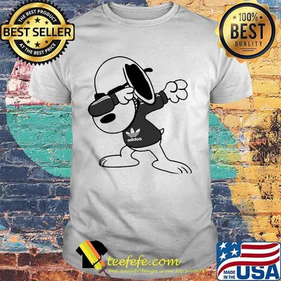 Disney snoopy wear adidas shirt