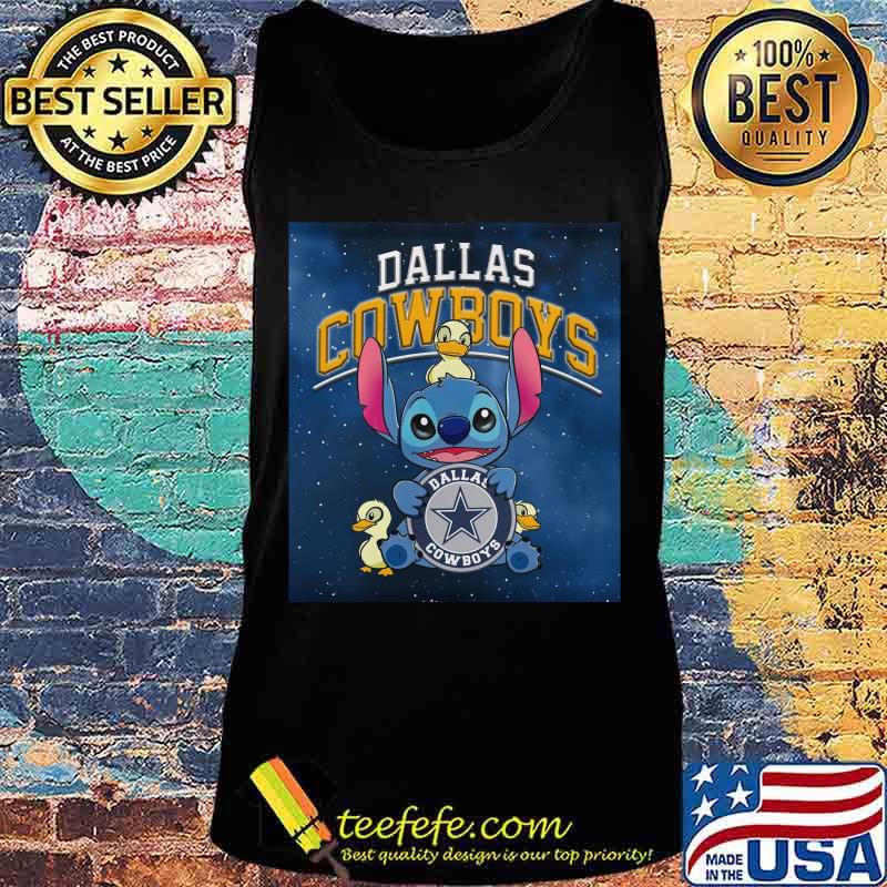 Disney stitch and ducks hug dallas cowboys s Tank top Disney stitch and ducks hug dallas cowboys s Tank top