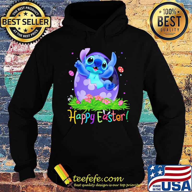 Disney stitch happy easter flower s Hoodie Disney stitch happy easter flower s Hoodie