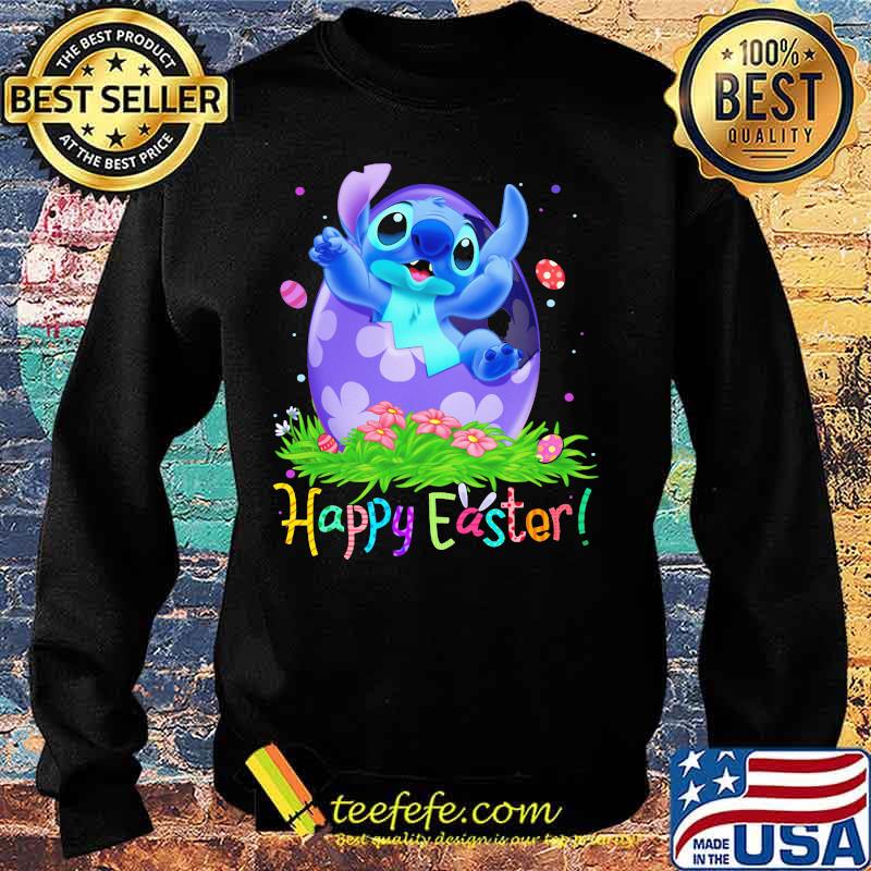 Disney stitch happy easter flower s Sweater Disney stitch happy easter flower s Sweater