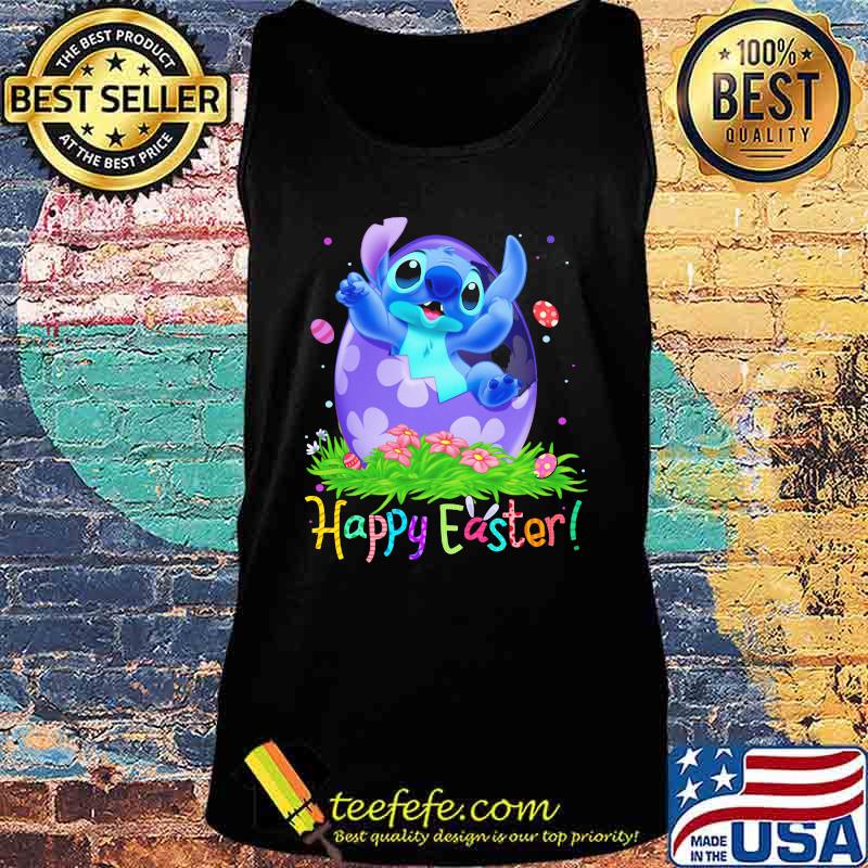 Disney stitch happy easter flower s Tank top Disney stitch happy easter flower s Tank top