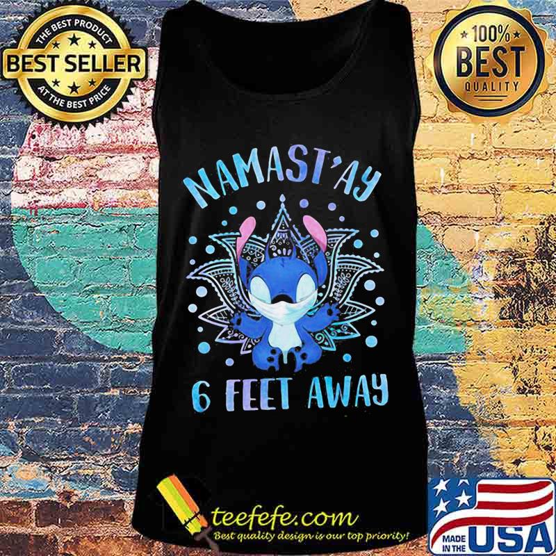 Disney stitch mask namastay 6 feet away s Tank top Disney stitch mask namastay 6 feet away s Tank top