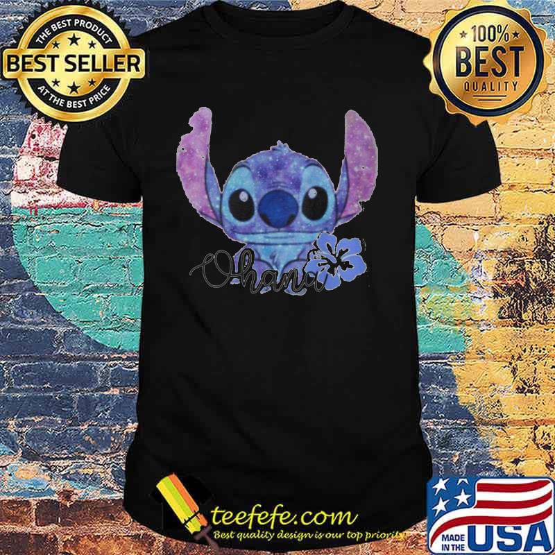 Disney stitch ohana flower shirt
