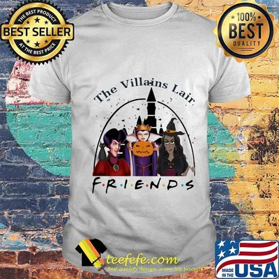 Disney the villains lair friends shirt
