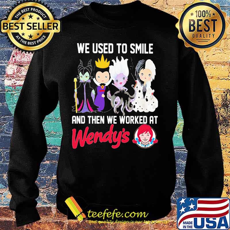 Disney villain we used to smile and then we worked at wendy's s Sweater Disney villain we used to smile and then we worked at wendy's s Sweater