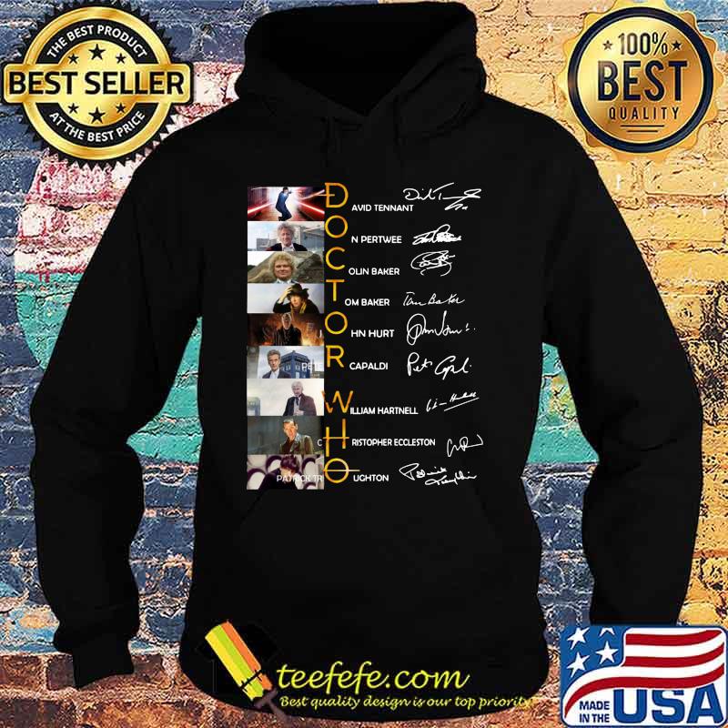 Doctor who characters signatures s Hoodie Doctor who characters signatures s Hoodie