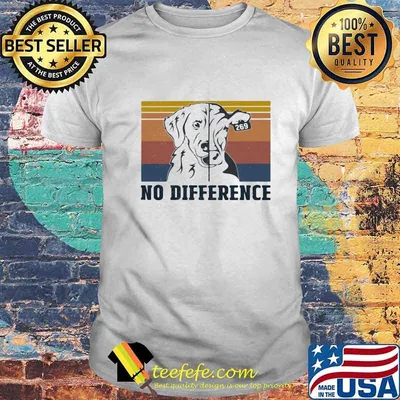 Dog and cow no difference vintage retro shirt