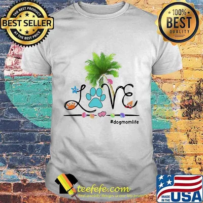 Dog Love Beach #dogmomlife shirt
