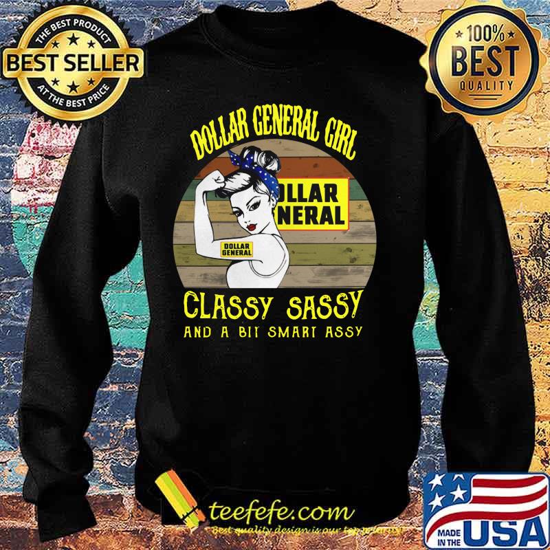 Dollar general girl classy sassy and a bit smart assy vintage retro s Sweater Dollar general girl classy sassy and a bit smart assy vintage retro s Sweater