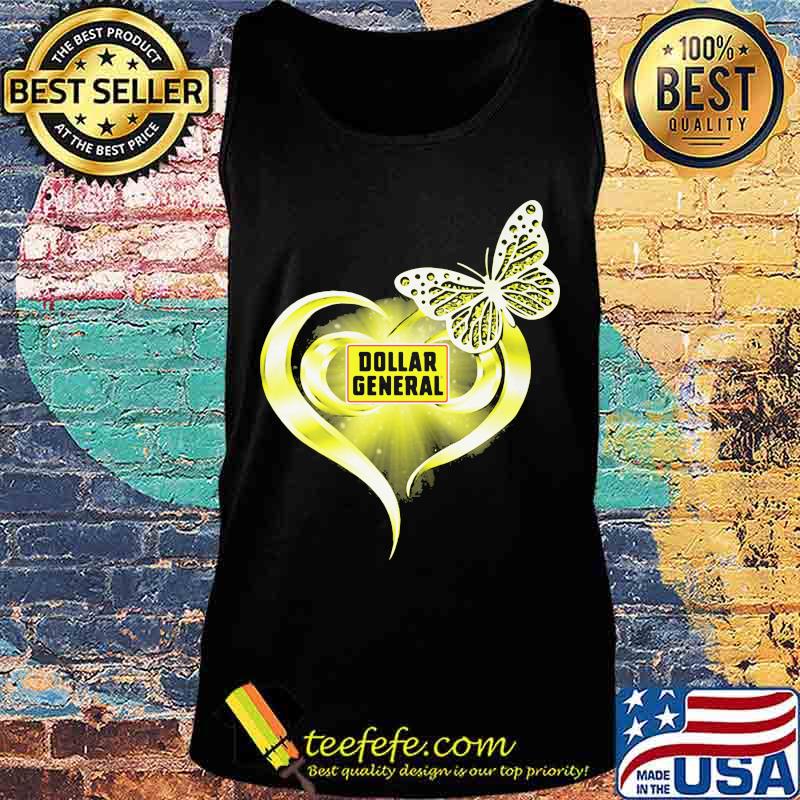 Dollar general heart butterfly s Tank top Dollar general heart butterfly s Tank top