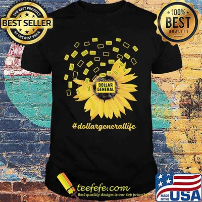 Dollar general life sunflower shirt