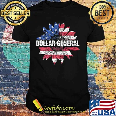 Dollar general love what you do american flag independence day shirt