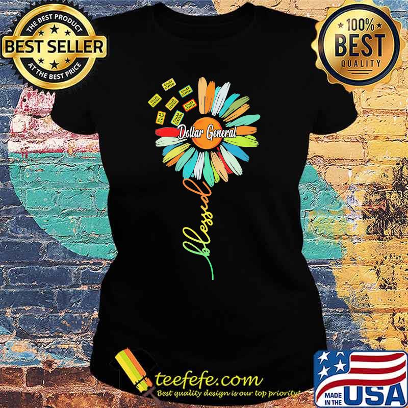 Dollar general sunflower blessed s Ladies tee Dollar general sunflower blessed s Ladies tee