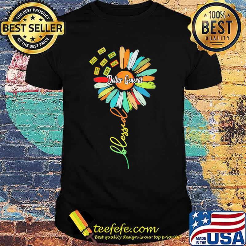 Dollar general sunflower blessed shirt