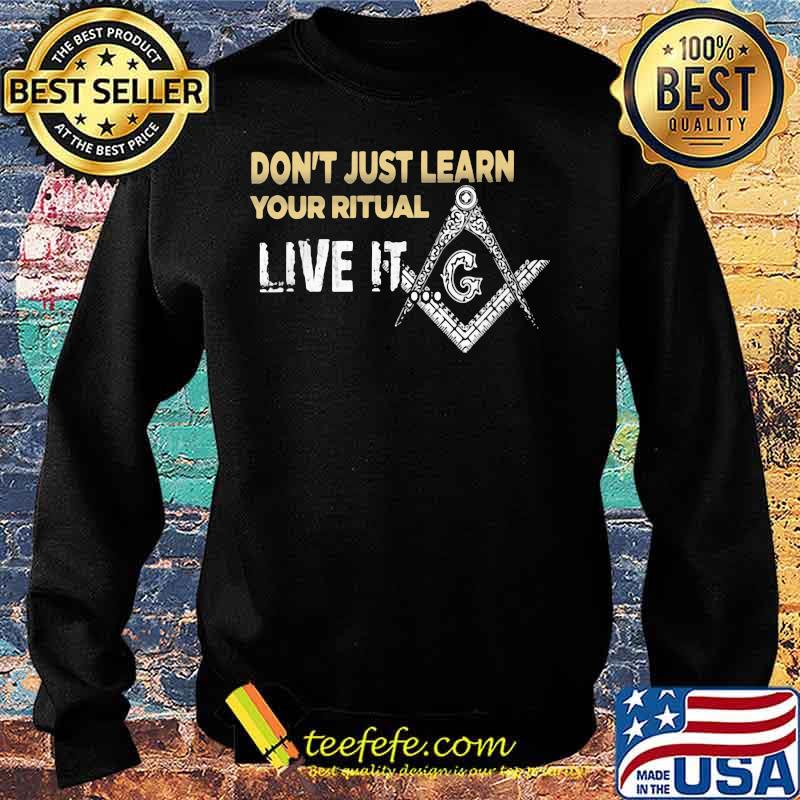 Don't just learn your ritual live it s Sweater Don't just learn your ritual live it s Sweater