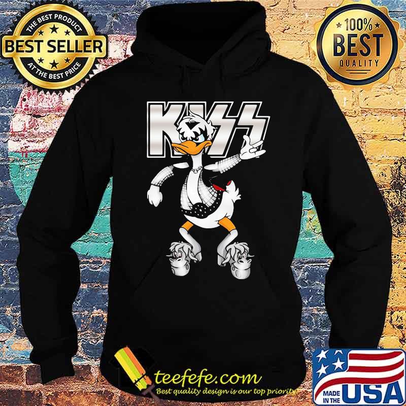 Donald duck kiss band s Hoodie Donald duck kiss band s Hoodie