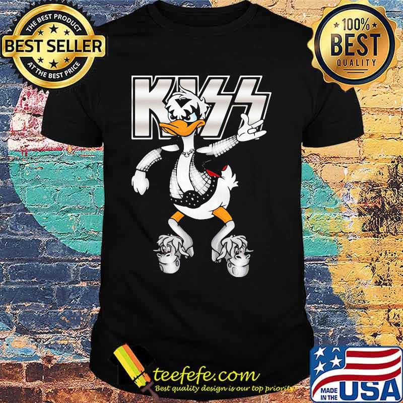 Donald duck kiss band shirt Donald duck kiss band shirt