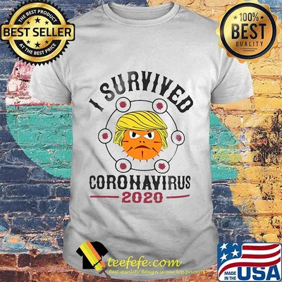 Donald trump cat i survived coronavirus 2020 shirt