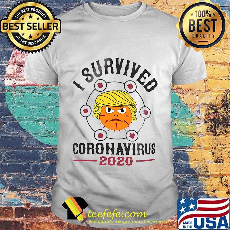 Donald trump cat i survived coronavirus 2020 shirt