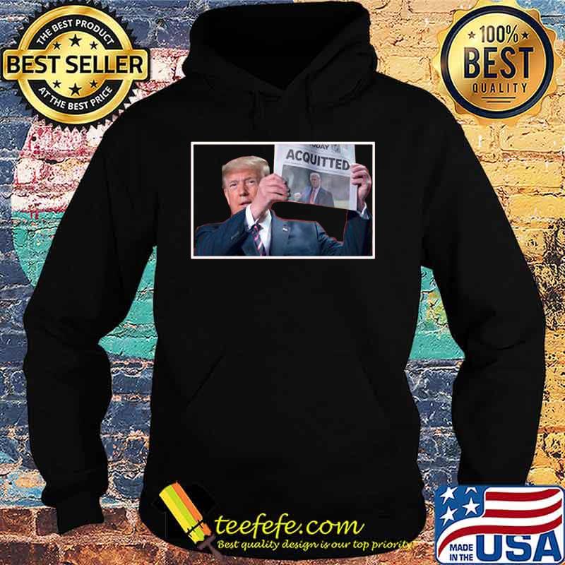 Donald trump newspaper acquitted s Hoodie Donald trump newspaper acquitted s Hoodie