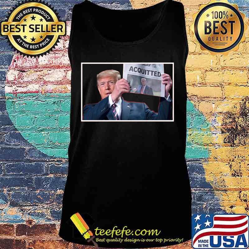 Donald trump newspaper acquitted s Tank top Donald trump newspaper acquitted s Tank top