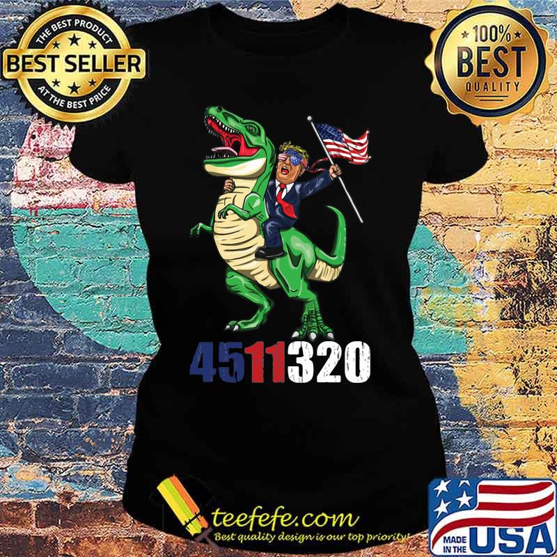 Donald trump riding dinosaur american flag 4511320 s Ladies tee Donald trump riding dinosaur american flag 4511320 s Ladies tee