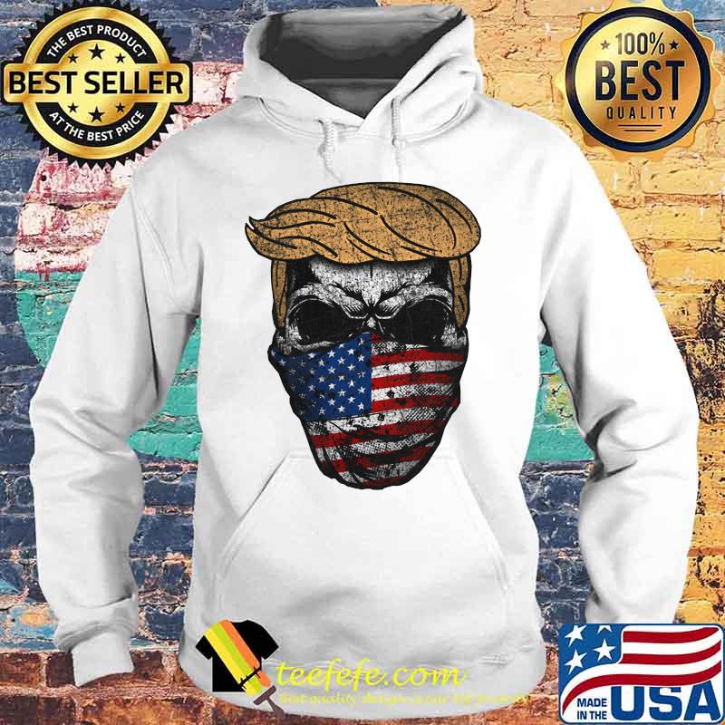 Donald trump skull mask american flag independence day s Hoodie Donald trump skull mask american flag independence day s Hoodie