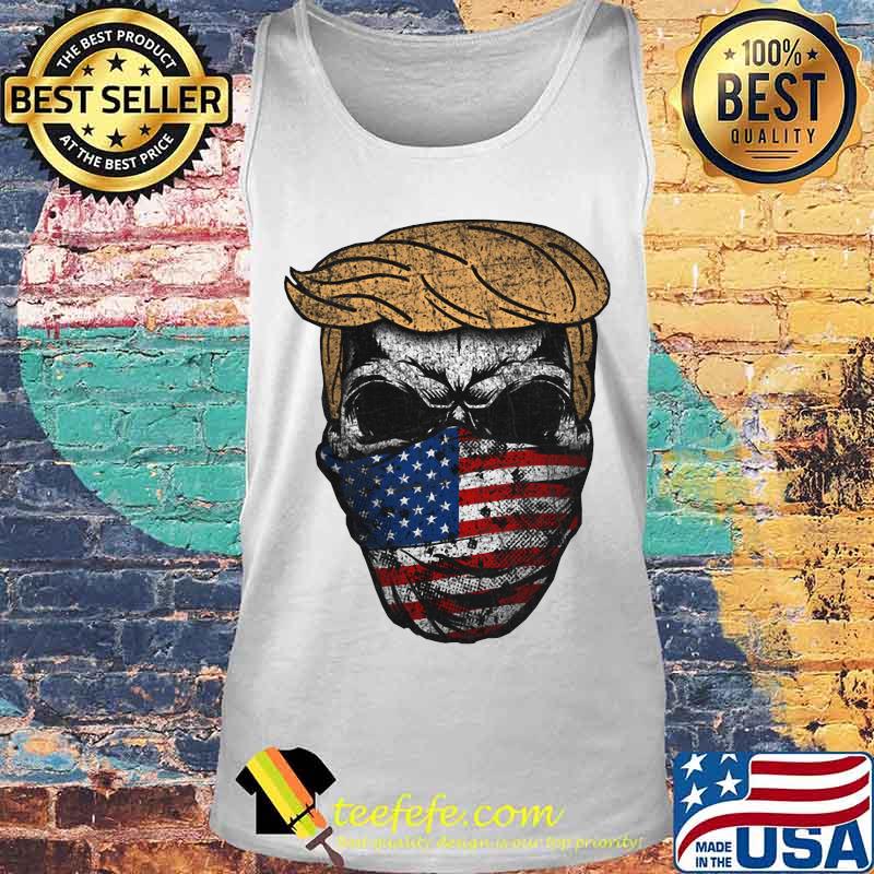 Donald trump skull mask american flag independence day s Tank top Donald trump skull mask american flag independence day s Tank top