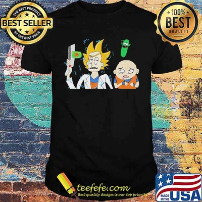 Dragon ball 7 rick and morty shirt