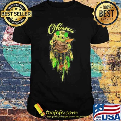 Dreamcatcher baby yoda ohana shirt