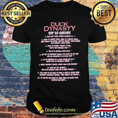 Duck dynasty top 10 quotes you can't spell stupid without s shirt