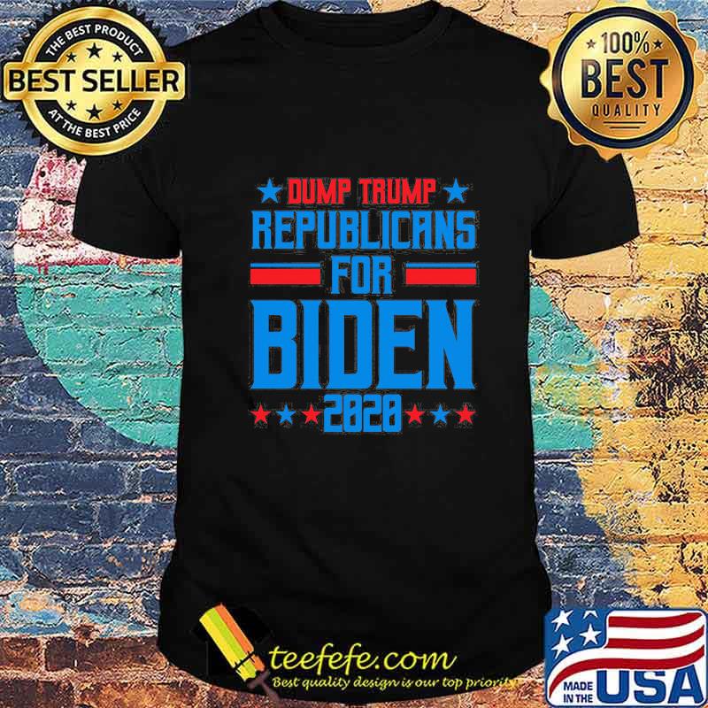 Dump trump republicans for biden 2020 stars shirt Dump trump republicans for biden 2020 stars shirt